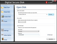 SafeIT Secure Disk screenshot